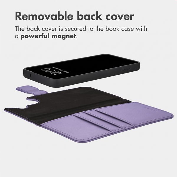 imoshion Detachable 2-in-1 Luxury Bookcase Samsung Galaxy A27 (5G) - Purple