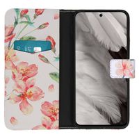 imoshion Design Softcase Bookcase Google Pixel 8 Pro - Blossom Watercolor