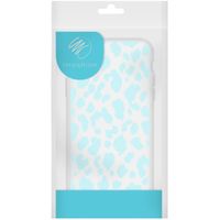 imoshion Design hoesje iPhone 12 (Pro) - Luipaard - Blauw