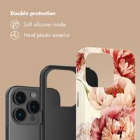Selencia Vivid Back Cover Apple iPhone 15 Pro - Vintage Peony