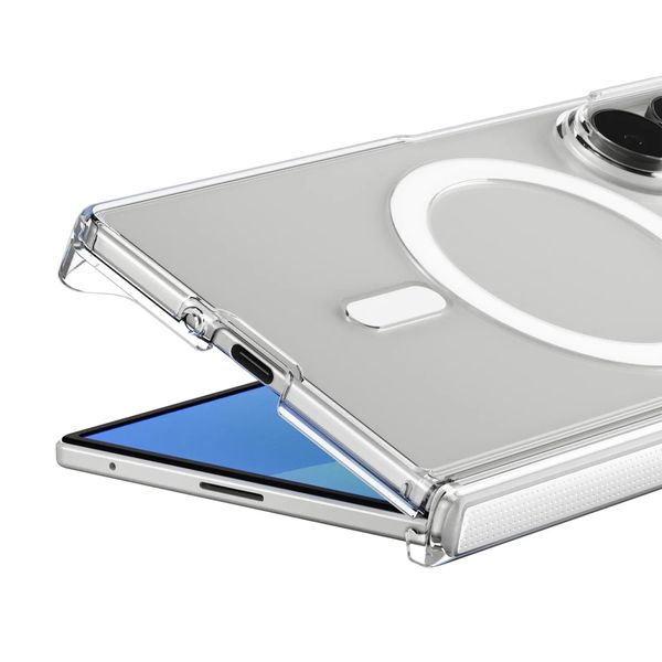 Spigen Air Skin Zero Mag Fit Backcover Samsung Galaxy Z Fold 8 Ultra - Clear / White