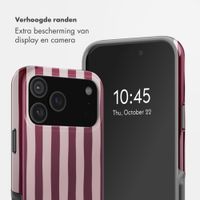 Selencia Vivid Backcover met MagSafe Apple iPhone 18 Pro Max / 17 Pro Max - Bonbon Stripe Raspberry