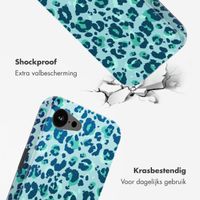 Selencia Vivid Backcover met MagSafe Apple iPhone 16e - Wild Spots Light Blue