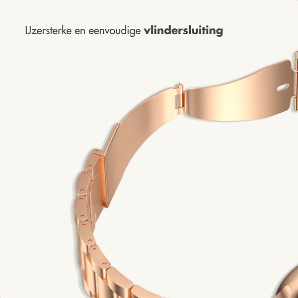 imoshion Stalen bandje  - Universeel 20 mm aansluiting - Rosé Goud