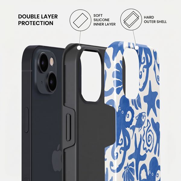Burga Tough Back Cover with MagSafe Apple iPhone 15 - Nera