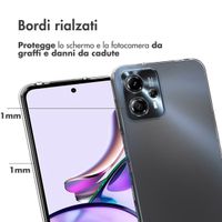 Accezz Clear Backcover Motorola Moto G13 / G23 - Transparant