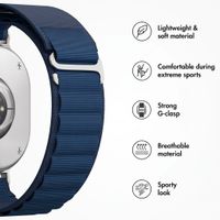 Accezz Nylon Alpine Band Samsung Galaxy Watch Ultra 2 (2026) / Ultra (2024/2025) - Dark Blue