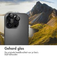 imoshion 2 Pack Camera lens protector Apple iPhone 16 Pro / 16 Pro Max - Zwart / Titanium