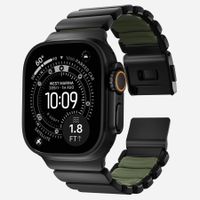 Nomad Stratos Band Apple Watch | 44/45/46/49 mm - Forest Green / Black Titanium