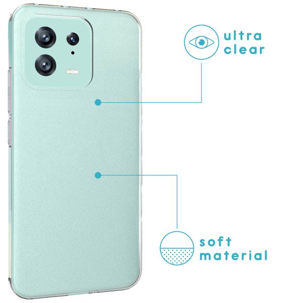 imoshion Softcase Backcover Xiaomi 13 - Transparant