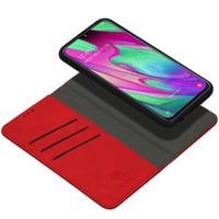 imoshion Uitneembare 2-in-1 Luxe Bookcase Samsung Galaxy A40 - Rood