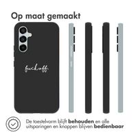 imoshion Design hoesje Samsung Galaxy A54 (5G) - Fuck Off - Zwart