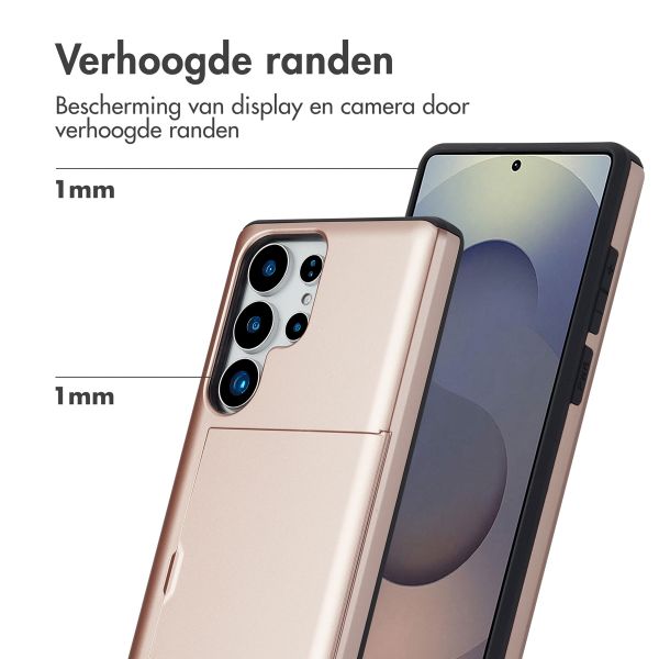 imoshion Backcover met pasjeshouder Samsung Galaxy S25 Ultra - Rosé Goud