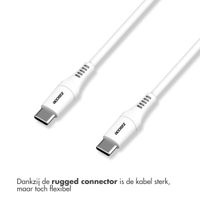 Accezz USB-C naar USB-C kabel - 2 meter - Wit