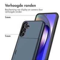 imoshion Backcover met pasjeshouder Samsung Galaxy A55 - Donkerblauw