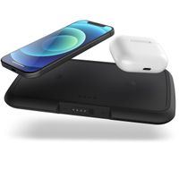 Zens Powerbank Dual Wireless Charger - Draadloze powerbank - 9000 mAh