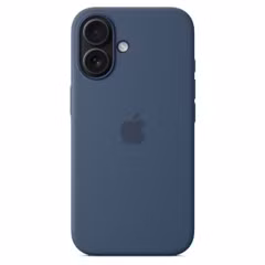 Apple Silicone Backcover MagSafe Apple iPhone 16 - Denim
