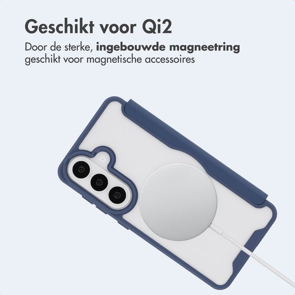 imoshion Transparante Bookcase met MagSafe Samsung Galaxy S26 - Blauw