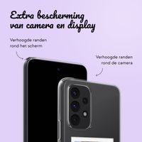 Gepersonaliseerd hoesje met polaroid Samsung Galaxy A53 - Transparant