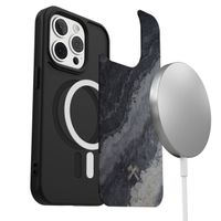 Woodcessories Bumper Case MagSafe iPhone 15 Pro Max - Stone Camo Gray Black