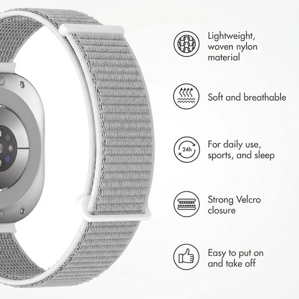 imoshion Nylon Strap Samsung Galaxy Watch Ultra 2 (2026) / Ultra (2024/2025) - Seashell