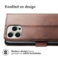 imoshion Luxe Bookcase Apple iPhone 13 Pro Max - Donkerbruin