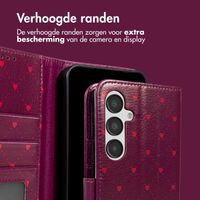 imoshion Design Bookcase Samsung Galaxy A35 - Crush Check Coral Dust