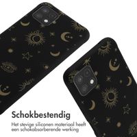 imoshion Siliconen design hoesje met koord Samsung Galaxy A22 (5G) - Sky Black