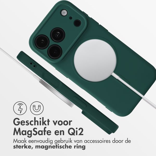 imoshion Color Backcover met MagSafe Apple iPhone 18 Pro / 17 Pro - Donkergroen