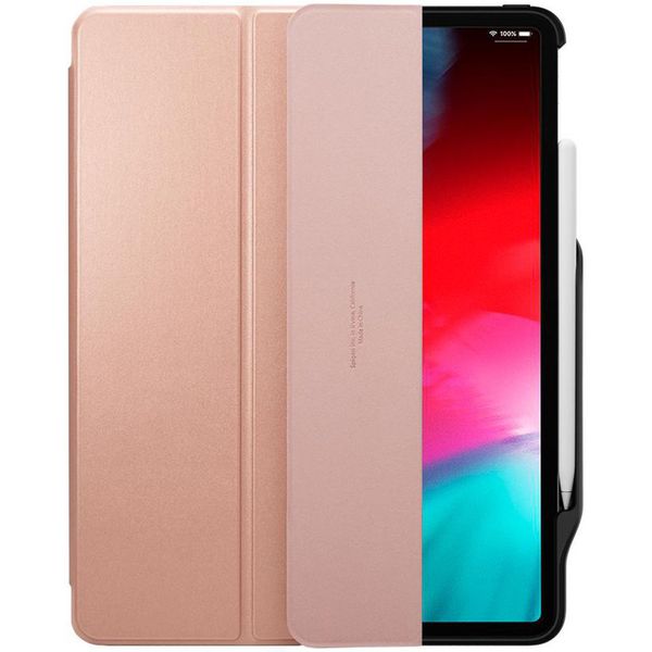 Spigen Smart Fold Bookcase iPad Pro 12.9 (2018) - Rosé Goud