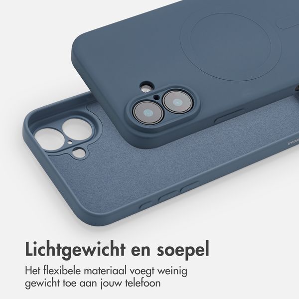 imoshion Color Backcover met MagSafe Apple iPhone 16 - Donkerblauw