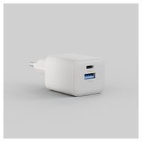 Zens Compact Oplader USB-C / USB-A 30W - Power Adapter - Wit