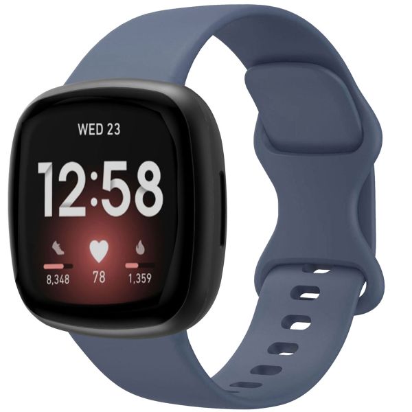 imoshion Siliconen bandje Fitbit Versa 4 / 3 / Sense (2) - Blauw