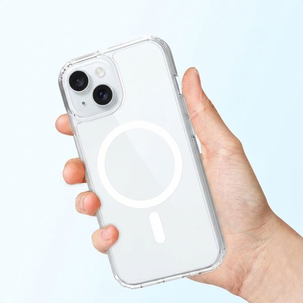 Accezz Xtreme Impact Back Cover with MagSafe Apple iPhone 15 - Transparent