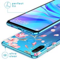 imoshion Design hoesje Huawei P30 Lite - Bloem - Roze