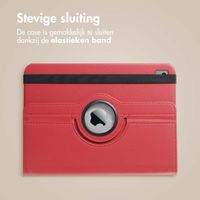 imoshion 360° draaibare Bookcase Apple iPad 9 (2021) 10.2 inch / iPad 8 (2020) 10.2 inch / iPad 7 (2019) 10.2 inch - Donkerrood