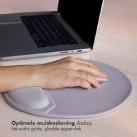 imoshion Ergonomische muismat - Muismat met polssteun - 30 x 25 cm - Grijs