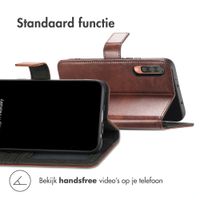 imoshion Luxe Bookcase Samsung Galaxy A50 / A30s - Donkerbruin