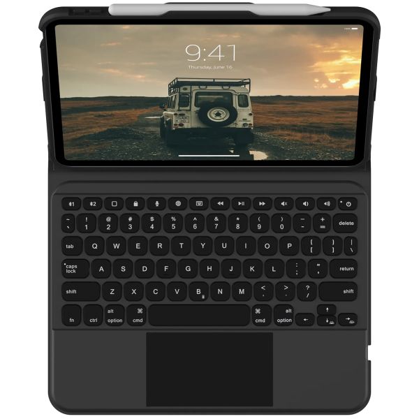 UAG Rugged Bluetooth Keyboard Apple iPad 11 (2025) 11 inch A16 / iPad 10 (2022) 10.9 inch - Zwart
