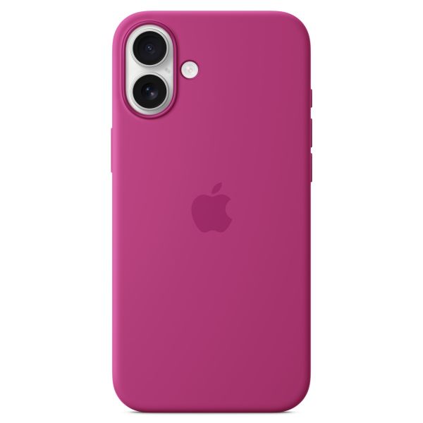 Apple Silicone Backcover MagSafe Apple iPhone 16 Plus - Fuchsia