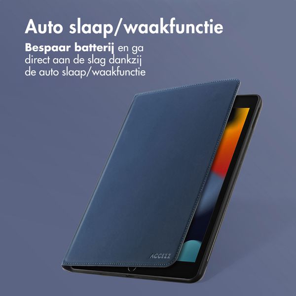 Accezz Classic Tablet Case Apple iPad 6 (2018) 9.7 inch / iPad 5 (2017) 9.7 inch / Air 2 (2014)/Air 1 (2013) - Donkerblauw
