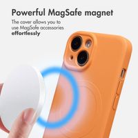 imoshion Colour Back Cover with MagSafe Apple iPhone 15 - Orange