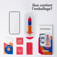 Accezz Gehard Glas Screenprotector + Applicator Apple iPhone 15 Pro