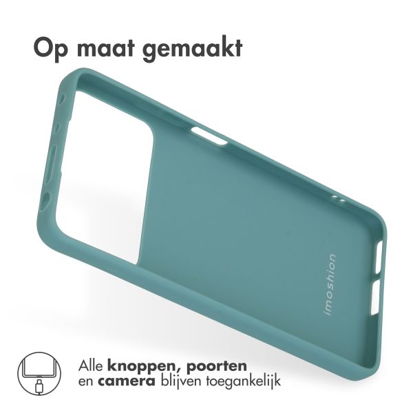 imoshion Color Backcover Xiaomi Poco X4 Pro 5G - Donkergroen