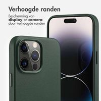 Accezz MagSafe Leather Backcover Apple iPhone 14 Pro Max - Cedar Green