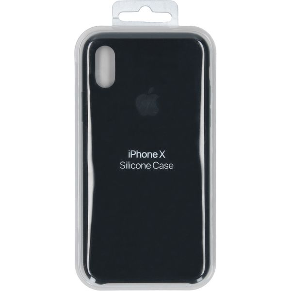 Apple Silicone Backcover Apple iPhone X - Black
