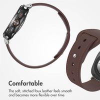 imoshion Leather strap Samsung Galaxy Watch Ultra 2 (2026) / Ultra (2024/2025) - Dark Brown