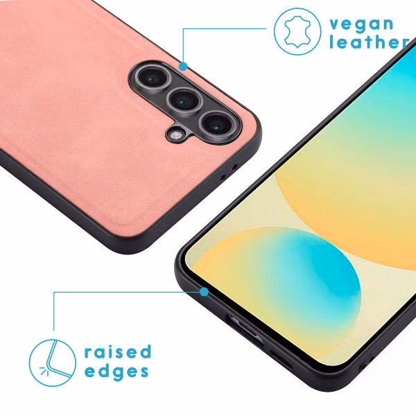 imoshion Uitneembare 2-in-1 Luxe Bookcase Samsung Galaxy S24 FE - Roze