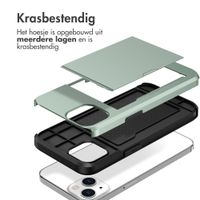 imoshion Backcover met pasjeshouder Apple iPhone 14 - Donkergroen