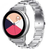 imoshion Stalen bandje Samsung Galaxy Watch 4 / 5 / 6 / 7 / FE (20 mm) - Zilver